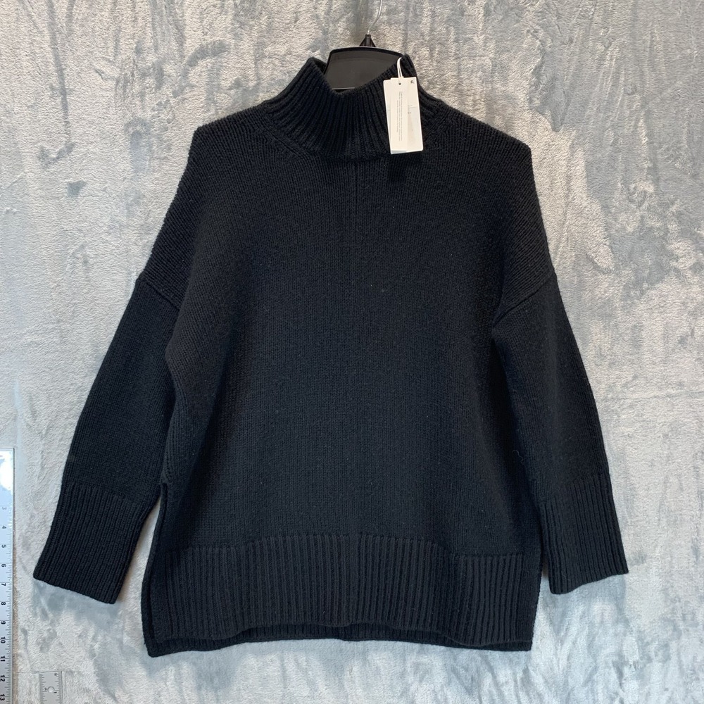 Vince Women's Sweater Turtleneck Black XS Wool Cashmere Pullover